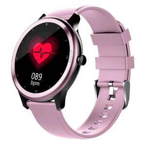 Reloj Smartwatch Salud Monitor Ritmo Cardíaco Presion Rosa