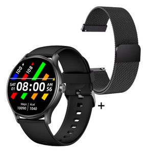 Reloj Inteligente Smartwatch Nictom NT16 + Malla Metal Negra de Regalo