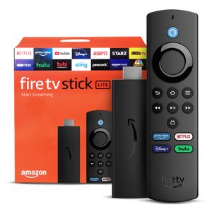 Amazon Fire TV Stick Lite. Control por voz Full HD 8GB con 1GB de RAM $52.99916 $43.999 Llega en 48hs