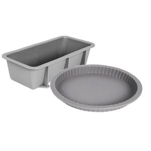 Set de Moldes de Silicona Carol Apto Airfryer 43132 Gris X2