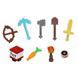 LEGO Minecraft Minifigura Paquete de accesorios y armas (para Steve Alex)
