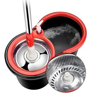 Mopa Lampazo Centrifugo de Acero Con Ruedas Hogar Actual