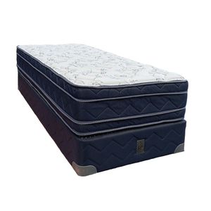 Sommier y Colchón 2230 Norcee Pillow 100x190 Espuma Alta Densidad