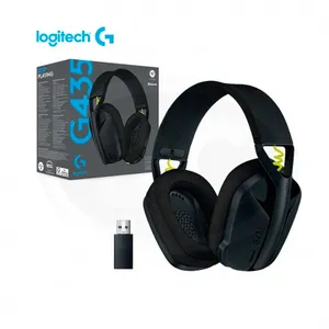 Auriculares Logitech G435 Rgb Wireless con Microfono - Black