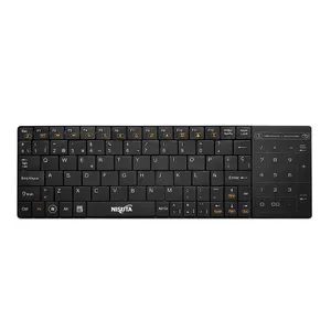 Teclado Wireless USB Mini Pad Tactil Nisuta NSWIKTV27 Negro