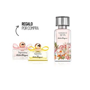 Kit Perfume Unisex Salvatore Ferragamo Giardini Di Seta EDP 100 ml + Mini Tallas
