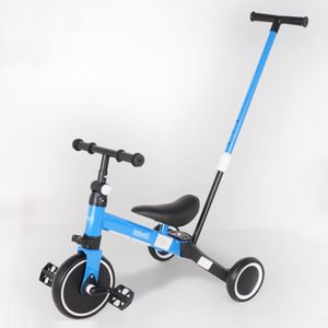 Triciclo con Manija Bebesit 2 en 1 Azul