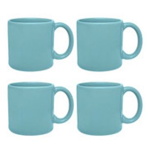Set x 4 jarro mug  Biona by Oxford celeste 360 cc 0112404604
