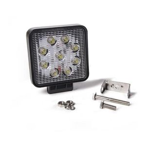 Faro Led Epistar Dj1012spep Cuadrado 9leds 27 w