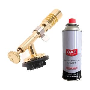 Soplete Soldador para Gas Butano + 1 Cartucho
