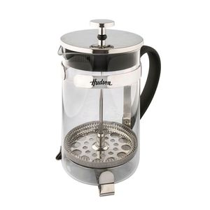 Cafetera Hudson Prensa Francesa Embolo Vidrio y Acero Inoxidable 800 Ml