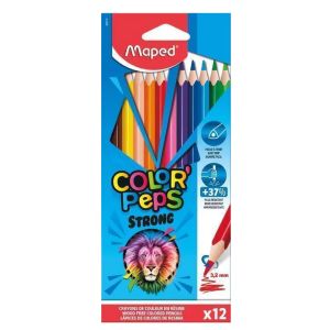 Lapices Maped Color Peps Strong Mas Resistentes X12