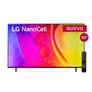 Smart TV LG NanoCell 50'' NANO80 4K con ThinQ AI 4K Procesador Inteligente a5 generación 5