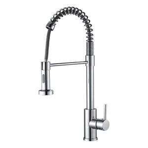 Griferia Para Cocina Canilla Monocomando Flexible Vont