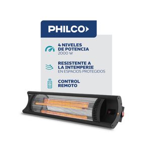 Calefactor Infrarrojo De Pared Philco Pbsv2022p 2000w