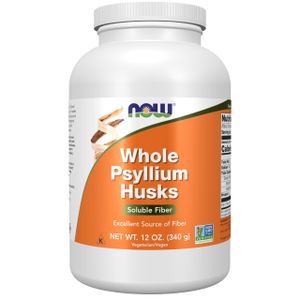 NOW Suplementos, cáscaras enteras de psyllium,