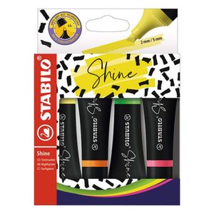 Resaltadores Shine Stabilo X4 