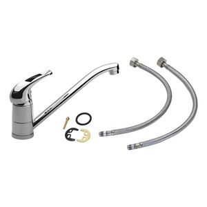 Canilla Grifo Cocina Mesada Hydros Monocomando + Flexible