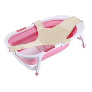 Bañera para Bebé Plegable con Adaptador Red Reductora Color Rosa