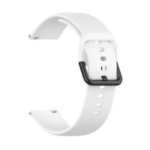 Malla Correa Para Smartwatch Reloj S1 Active Xiaomi Mi Watch 1,39 Blanco Hebilla Negra Sport