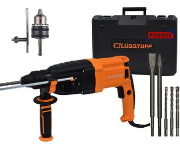 Rotomartillo 850w Sds Plus Taladro Percutor + Mandril 13mm Lusqtoff Rml850-7