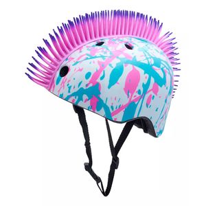 Casco Infantil Protector Inf Punk Rosa