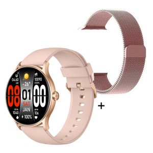 Reloj Inteligente Mujer Smartwatch Nictom NT16 + Malla Metal Rosa de Regalo