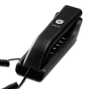 Teléfono Fijo Cable Pared Nros Grandes Identificador Negro