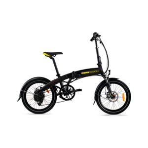 Bicicleta Eléctrica Momo Design Ibiza 20 - Modelo Md-e20f2-y - 36v 250w - Color Negroamarillo