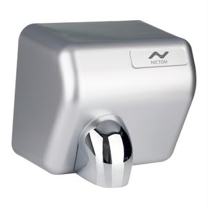 Secador De Mano Automático Nictom Sdm03 Sensor Corte Inteligente Plateado