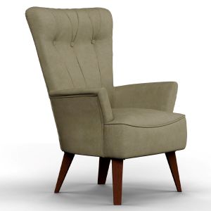Sillon Butaca Aurora Talampaya Tiza Lustre Caoba