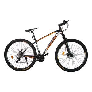 Bicicleta Mountain Bike Rodado 29" Aluminio Avelino Bike Taurus Negro/Naranja