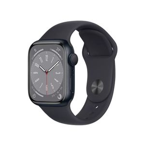 Smartwatch - Apple Watch Series 8 41mm S/M- MNU73LL/A - Midnight Aluminum