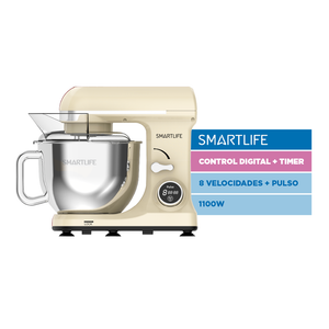 Batidora Planetaria Digital Smartlife SB0037I 1100W Beige