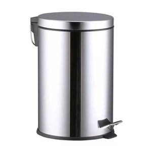 Cesto Residuos a Pedal 12 Lts Acero Inox Hudson