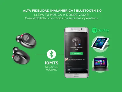 Auriculares Inalambricos Gadnic In-ear SH8 Bluetooth Running