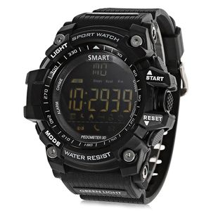 Reloj Tactico Militar Bluetooth Ex16 Sumergible Deportivo Negro Smartwatch