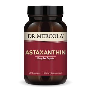 Suplemento dietético Dr. Mercola Astaxantina 12 mg 90 cápsulas