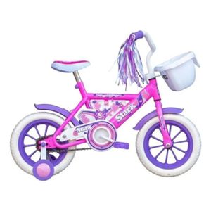 Bicicleta Rodado 12 Flowers Rosa Stark Infantil 