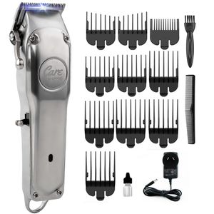 Máquina de Cortar Pelo Gadnic 1919B Acero Inoxidable Uso Profesional 5w Recargable + 8 Peines
