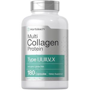 Horbäach Proteína de colágeno múltiple 2000 mg ,