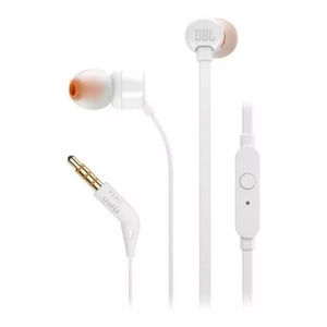 Auriculares In-Ear JBL TUNE 110 Auxiliar Color Blanco