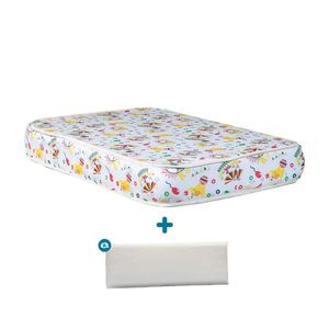 Colchon de Cuna Maxiking 60x130x13cm de Espuma con Almohada de Regalo