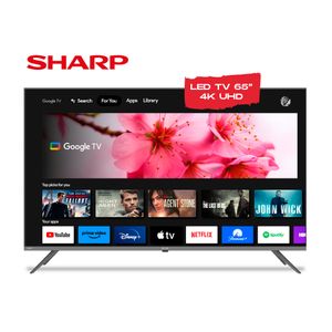 Smart TV LED 65” 4K UHD Sharp PNE040285 Google TV