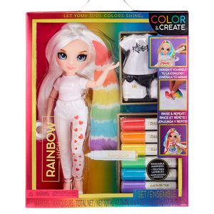 Rainbow High Muñeca 27cm Fashion Celeste Color & Create
