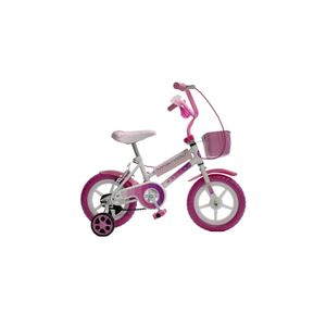 Bicicleta MAX-YOU Rodado 12 para Niños Con Rueditas Rosado