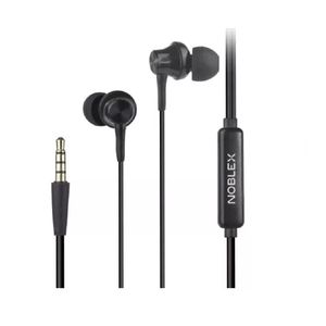 Auriculares In Ear Noblex Hp05bp Con Micrófono Color Negro