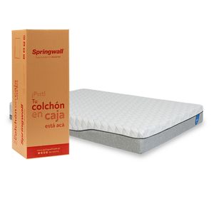 Colchon Espuma Springwall Alta Densidad Nix V Memory Foam 140x190 - 2 Plazas