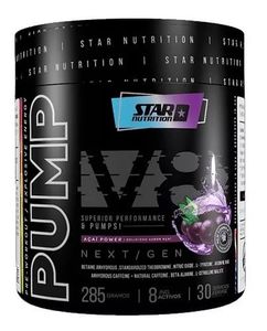 Pre Entreno Pump V8 Nextgen Star Nutrition 285g - Acai