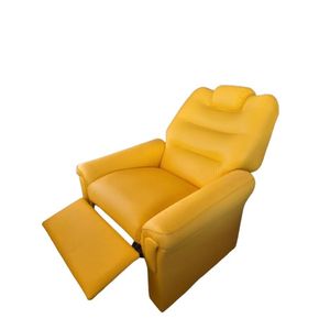 sillon reclinable relax eco cuero oro